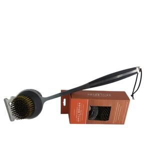 Williams Sonoma BBQ Grill Cleaning Brush, Replacement Heads Wire & Scrubbing Pad